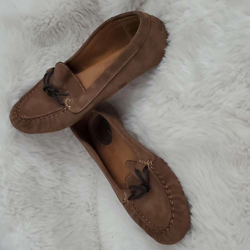 Montana Artisan Crafted Leather Suede Loafer Flats